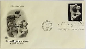 50 USPS PCS Isamu Noguchi 2004 37c Briefmarke FDC 3860 Ersttagsausgabe NEU - Bild 1 von 1
