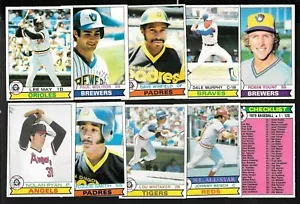 1979 OPC O PEE CHEE TOPPS MLB BASEBALL CARD 1-125 SEE LIST - Picture 1 of 253