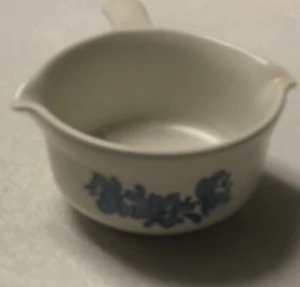 Pfaltzgraff Yorktowne #216 Butter Warmer Gray and Blue - Picture 1 of 6