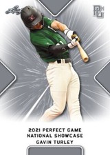 "MINT" GAVIN TURLEY 2021 LEAF PERFECT GAME ALL-AMERICAN ROOKIE CARD #39