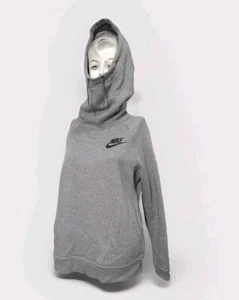 Nike Dri Fit Women's Size Small Fleece Hoodie Sweatshirt High Neck Pull Over(#A9 - Picture 1 of 9
