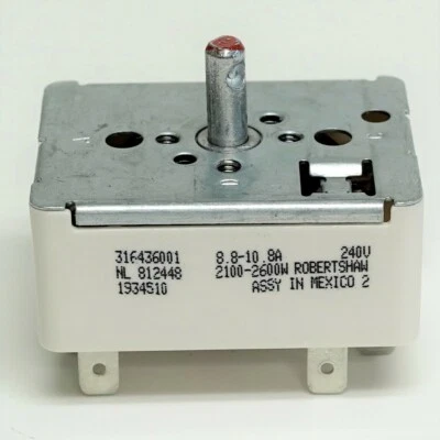 Interruptor quemador elemento estufa para Frigidaire 316436001 AP3885460 PS1145040 Foto 1 de 4