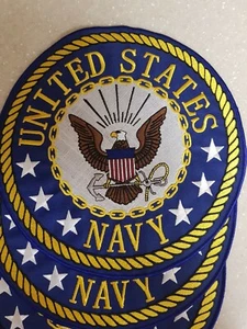 military patches US NAVY large back patch 10inch NEW NICE - Picture 1 of 4