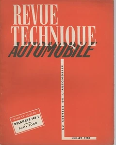 KFZ-TECHNISCHE ZEITSCHRIFT 75 RTA 1952 ETUDE DELAHAYE 148 L DELAHAYE 135 - Bild 1 von 3