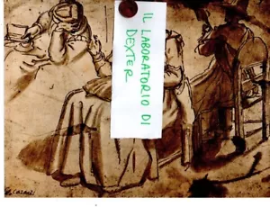 1952 - DISEGNI DEI GRANDI MAESTRI - CARACCI - INTERNO - AQUA-PENI-CHINIL - Imagen 1 de 2