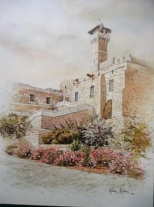 PRINT TO FRAME Abraham's Tomb Hebron Gordan Wetmore Promise Land Vintage - Picture 1 of 3