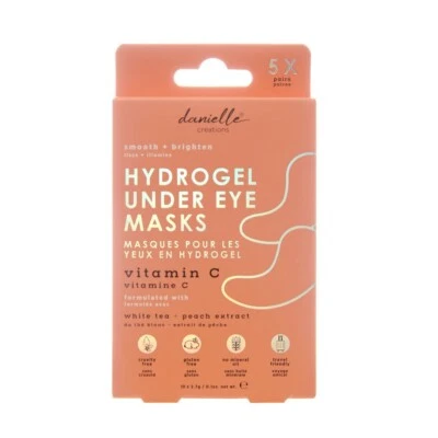 Danielle Vitamin C Hydrogel Under Eye Masks with White Tea & Peach Extract - Image 1 of 4