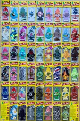 LITTLE TREES Exotic Scents of Little Tree Air Fresheners+Free Suction Cup Holder w/Each Order