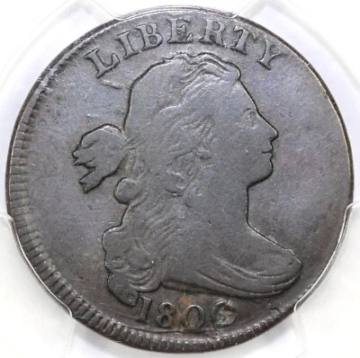 1800 1c S-211 Draped Bust Large Cent PCGS VF 20 *Late Die State* - Image 1 of 4