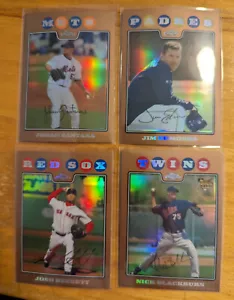 2008 Topps Chrome Copper Refractors /599 Fill your set you pick choice - Picture 1 of 1