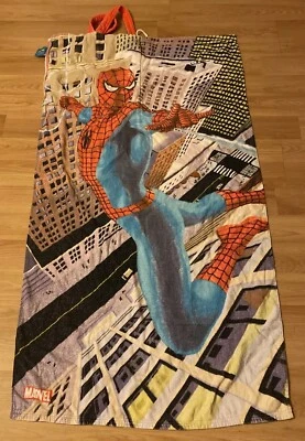 "Toalla de playa The Amazing Spider-Man 2007 Jay Franco Sons NY bolsa incorporada 54""x30""" Foto 1 de 3