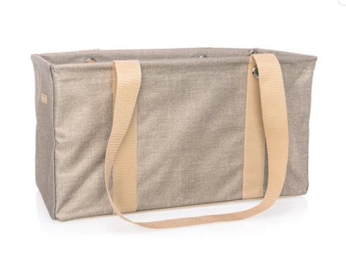 Thirty One NUEVO bolso de mano utilitario mediano lavandería 31 regalo en oro esmerilado metálico Foto 1 de 2