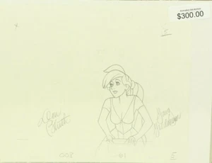Don Bluth Dragons Lair ORG Animation Hand Drawn Sketch From Scene COA 9-6 - Picture 1 of 5