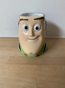 Disney Pixar Official Toy Story Buzz Lightyear Head Shaped Ceramic Mug New - Picture 1 of 7