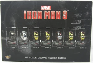 King Arts Marvel 2002 Iron Man 3 1/5 Scale Deluxe Helmet Series - Picture 1 of 9