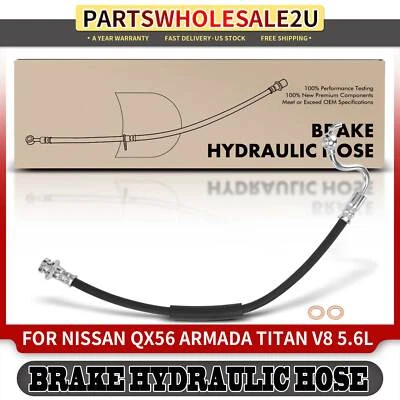 Mangueira hidráulica de freio dianteiro direito para INFINITI QX56 Nissan Armada Titan V8 5.6L - Imagem 1 de 4