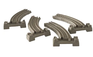 THOMAS THE TANK Trackmaster 4 Sloped Curved 6.5"Track Right & Left Risers Mattel - Picture 1 of 7