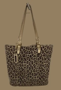 Cynthia Rowley Leather Reptile Print Bag Double Strap Purse Tote MSRP $250. - Picture 1 of 11