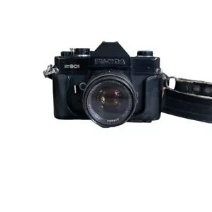 FUJICA ST801 35mm Film Camera Black + ebc FUJINON 55mm f/1.8 lens - Picture 1 of 3