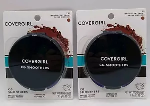 Cover Girl CG Smoothers Pressed Powder 725 Translucent Tawny LOT OF 2 NEW SEALED - Picture 1 of 3