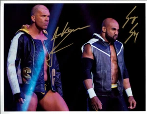 Etiqueta autografiada SCU Foto de promoción Kazarian Scorpio Sky PWG ROH AEW Lucha libre - Imagen 1 de 3