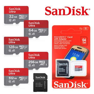 Micro SD Card Samsung SanDisk Ultra SDXC Class10 Mobile For Phone Tablet 100Mbs - Picture 1 of 23
