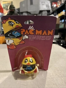 VINTAGE 1982 TOMY BALLY MIDWAY MS PAC MAN WIND UP TOY New - Picture 1 of 5