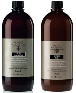 SHAMPOO MASCHERA MAGIC ARGAN SECRET CAPELLI SECCHI E DANNEGGIATI 1000ML - Picture 1 of 3