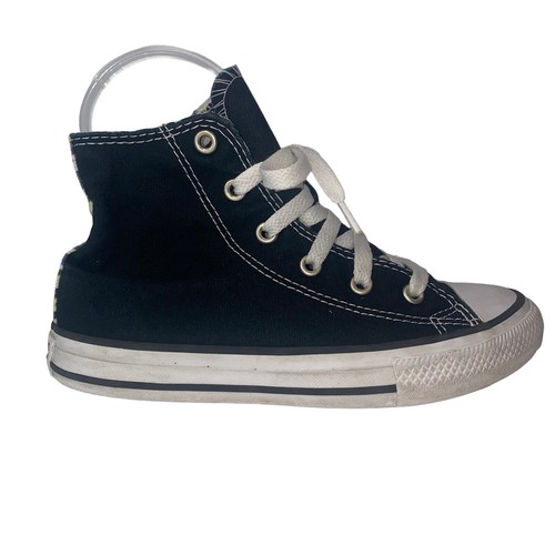 Converse Chuck Taylor All Star nere arcobaleno ghepardo alte stringate junior 1