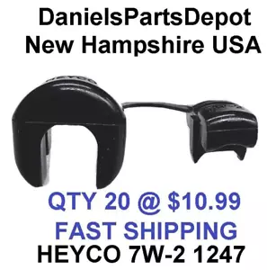 x20 HEYCO .875 7/8" SR 7W-2 1247 ROUND CABLE STRAIN RELIEF CORD GRIP GROMMET - Picture 1 of 20