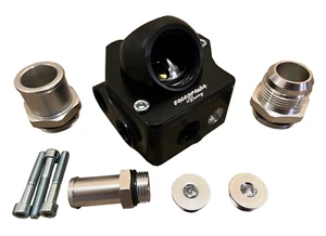 K20 K24 K Series Direct Water Pump Mount V2 Swivel Neck Thermostat Housing 16AN - Foto 1 di 7