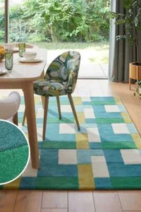 New Modern Abstract Premium Quality Hand Tufted 100% Pure Woolen Area Rug For - Picture 1 of 10