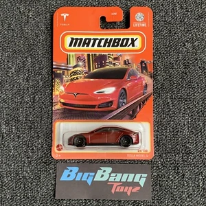 Matchbox Tesla Model S Red #89 Basic Mainline 2024 Case C (In-Stock) New MBX EV - Picture 1 of 2