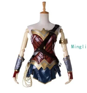 Wonder Woman Diana Prince Cosplay Costume Women Outfits Halloween Adult Dress - Picture 1 of 7