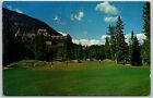 Carte postale Alberta Banff Springs hôtel parcours de golf Rocheuses canadiennes