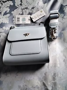 New & Unused Pastel Blue "Bloomsbury" Shoulderbag By Alice Wheeler - Picture 1 of 7