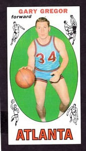 1969 TOPPS GARY GREGOR CARD NO:11 NEAR MINT CONDITION