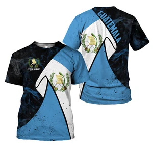 Personalized Name Guatemala Shirt Guatemala Jersey Guatemalan Pride T-Shirt Guat - Picture 1 of 4