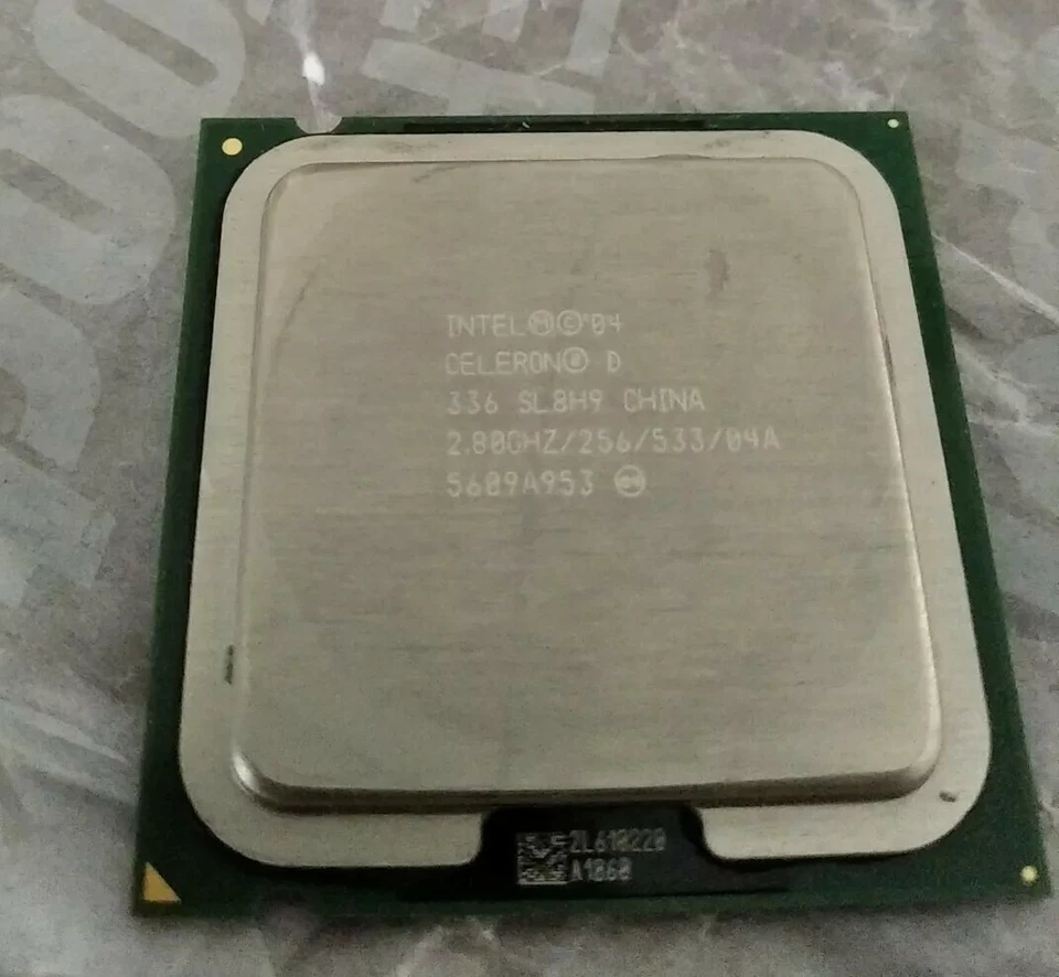 Processore CPU Intel Celeron D 336 SL8H9 2.80GHZ/256/533 socket lga775 - Immagine 1 di 1