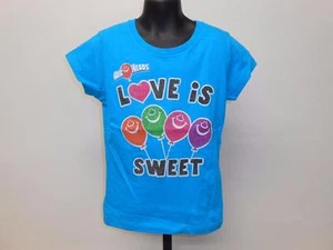 NEW AIR HEADS "LOVE IS SWEET" CANDY GRAPHIC TEE YOUTH GIRLS SIZE 5 T-SHIRT 67HK - Picture 1 of 1