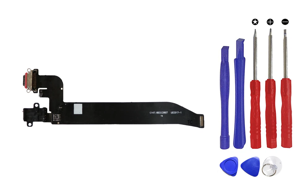 OnePlus 5T A5010 USB Charger Charging Port Dock Connector Flex Cable 1+5T Tools - Image 1 of 1