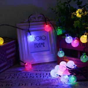 Outdoor Solar Powered 50 LED String Light Garden Patio Yard Landscape Lamp Party - Picture 1 of 18