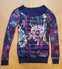 DESIGUAL floral long-sleeved top - size small womens