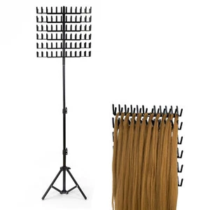 Height Adjustable Braiding Hair Rack With 144 Pegs, Hair Extension Rack - Picture 1 of 12