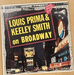 LOUIS PRIMA & KEELEY SMITH “ON BROADWAY” CX-110 VINYL LP SHRINK NM/EX TESTED! - Picture 1 of 5