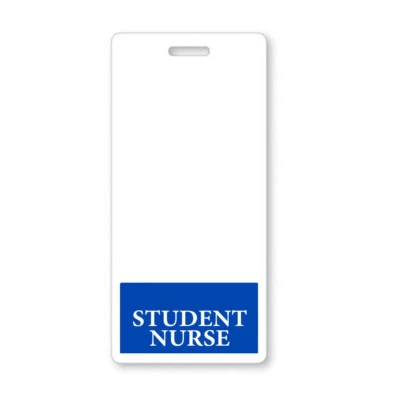 Student Nurse Badge Buddy Vertical - Hospital ID Card Buddies for Student Nurses - Image 1 of 4