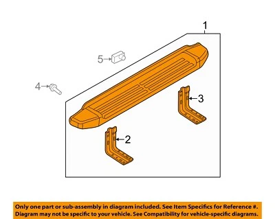 Ford OEM 06-16 F-350 Super Duty estribo derecho AC3Z16450AA Foto 1 de 2
