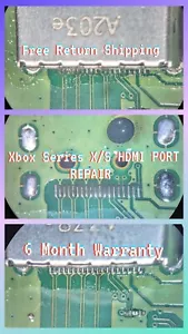 HDMI Port Repair Service - Xbox Series X/S - Disassemble/Assemble - 6MoWarranty - Picture 1 of 4