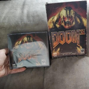 Doom 3 - Big Box PC Computer Game Complete CIB Three Disc Set - PC 2004 - Picture 1 of 5