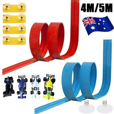 4/5m Flexible Race Track for Kids Roll Up Car Track Include 4 Alloy - image 1 of 4